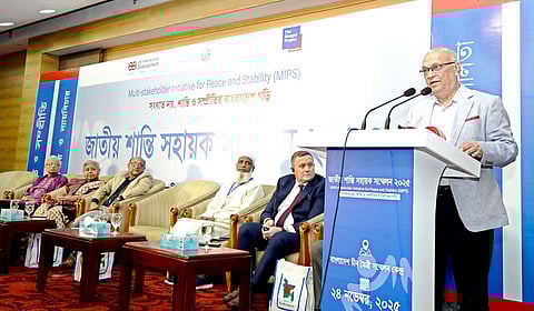 ন্যায়, মানবিকতা ও দায়িত্ববোধ স্থায়ী শান্তির ভিত্তি : ত্রাণ উপদেষ্টা