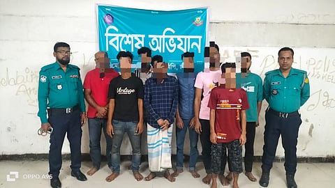 মোহাম্মদপুর থানা পুলিশের বিশেষ অভিযানে বিভিন্ন অপরাধে জড়িত ৮ জন গ্রেফতার