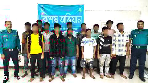 মোহাম্মদপুর থানা পুলিশের বিশেষ অভিযানে বিভিন্ন অপরাধে জড়িত ১৪ জন গ্রেফতার