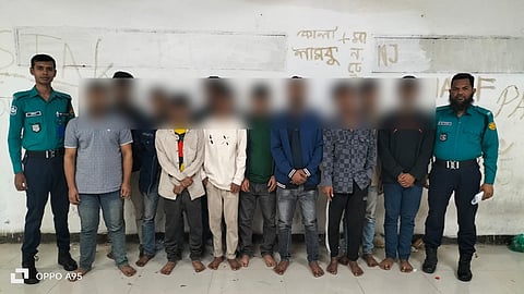 মোহাম্মদপুর থানা পুলিশের বিশেষ অভিযানে বিভিন্ন অপরাধে জড়িত ১৩ জন গ্রেফতার