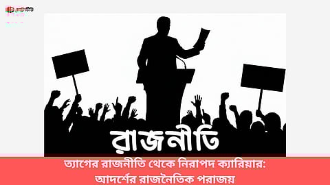 ত্যাগের রাজনীতি থেকে নিরাপদ ক্যারিয়ার: আদর্শের রাজনৈতিক পরাজয়