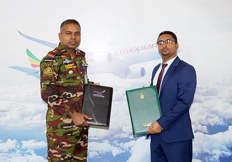 বাংলাদেশ সেনাবাহিনী ও ইথিওপিয়ান এয়ারলাইন্সের মধ্যে সমঝোতা স্মারক স্বাক্ষরিত