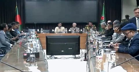 আইনশৃঙ্খলা রক্ষাকারী বাহিনীর সঙ্গে নির্বাচন কমিশনের বৈঠক
