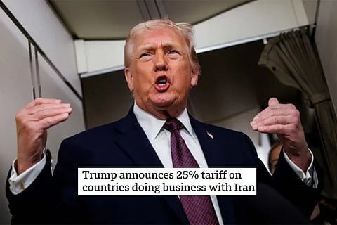ইরানের সঙ্গে ব্যবসা করা দেশের ওপর ২৫% শুল্কারোপের হুঁশিয়ারি দিলেন ট্রাম্প