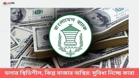 ডলার স্থিতিশীল, কিন্তু বাজার অস্থির: সুবিধা নিচ্ছে কারা