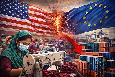 বাণিজ্য যুদ্ধের আশঙ্কায় চাপ বাড়ছে বাংলাদেশের পোশাক রপ্তানিতে