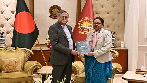 রাষ্ট্রপতির কাছে আইন কমিশনের বার্ষিক প্রতিবেদন পেশ