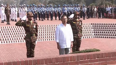 জাতীয় স্মৃতিসৌধে প্রধানমন্ত্রী তারেক রহমানের শ্রদ্ধা