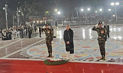 ভাষা শহীদদের প্রতি রাষ্ট্রপতির শ্রদ্ধা নিবেদন