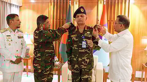 সশস্ত্র বাহিনী বিভাগের নতুন প্রিন্সিপাল স্টাফ অফিসারের দায়িত্বভার গ্রহণ