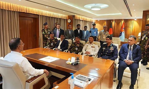 সশস্ত্র বাহিনী বিভাগে অফিস করলেন প্রধানমন্ত্রী তারেক রহমান 