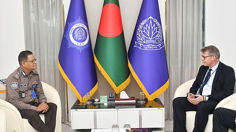 আইজিপির সঙ্গে ইউরোপীয় ইউনিয়ন ইলেকশন অবজারভেশন মিশন প্রতিনিধিদলের সাক্ষাৎ