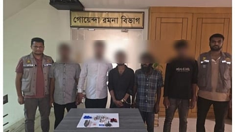 মাদক বিরোধী অভিযানে গ্রেফতারকৃত পাঁচ জনকে স্পেশাল মেট্রোপলিটন ম্যাজিস্ট্রেট কর্তৃক সাজা প্রদান