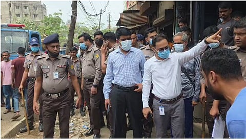 ডিএমপি ট্রাফিক বিভাগের উচ্ছেদ অভিযানে এক লক্ষ ৯২ হাজার টাকা জরিমানা ও ২৩ জনকে কারাদণ্ড