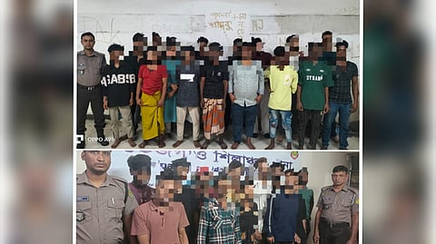 তেজগাঁও বিভাগের অভিযানে গত ২৪ ঘণ্টায় বিভিন্ন অপরাধে জড়িত ৬১ জন  গ্রেফতার