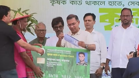 কৃষক কার্ড বিতরণ কর্মসূচির উদ্বোধন করলেন প্রধানমন্ত্রী