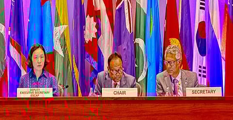 ব্যাংককে এসকাপ অধিবেশনে সভাপতিত্ব করল বাংলাদেশ