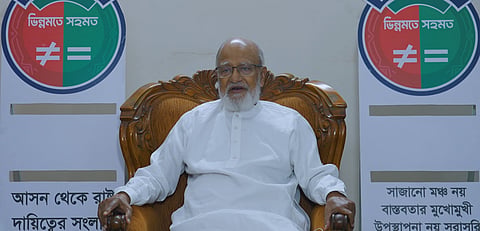 তরুণ উদ্যম ও অভিজ্ঞতার সমন্বয়েই টেকসই রাষ্ট্র গঠন সম্ভব : খন্দকার মোশাররফ হোসেন