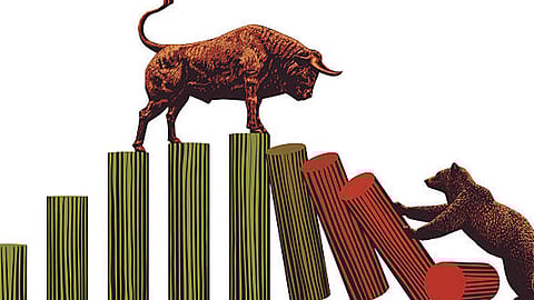 ബു​ൾ ത​രം​ഗ​ത്തി​നു​ള്ള 
ശ്ര​മം വി​ജ​യി​ച്ചി​ല്ല 