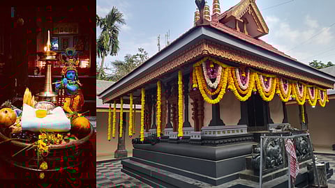 ബദ്‌ലാപ്പൂർ അയ്യപ്പ ക്ഷേത്രത്തിലെ വെണ്ണ കണ്ണന് ആദ്യ വിഷു കണി