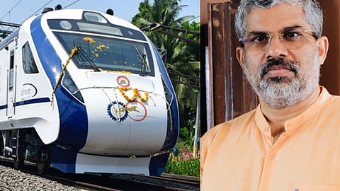 വന്ദേഭാരതിനെയും കെ-റെയിലിനെയും താരതമ്യം ചെയ്ത് സന്ദീപാനന്ദഗിരി