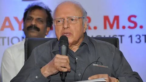 ഹരിതവിപ്ലവത്തിന്‍റെ പിതാവ് എം.എസ്. സ്വാമിനാഥന്‍ അന്തരിച്ചു