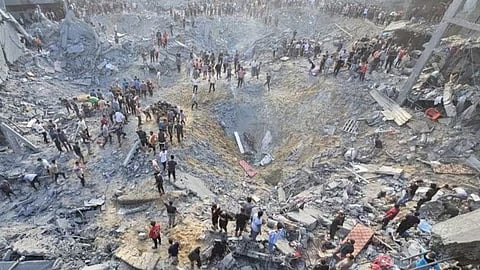 ഗാസ അഭയാർഥി ക്യാമ്പിൽ വീണ്ടും ഇസ്രയേൽ വ്യോമാക്രമണം; 50 പേർ മരിച്ചു