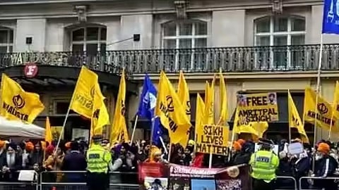 ലണ്ടനിലെ ഇന്ത്യൻ കോൺസുലേറ്റ് ആക്രമണം: ഒരാൾ അറസ്റ്റിൽ