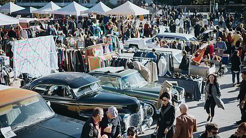 A car boot sale location in London