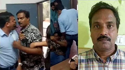 കോഴിക്കോട് എരവന്നൂര്‍ സ്‌കൂളിലെ കൈയാങ്കളി: ഷാജിയുടെ അറസ്റ്റിനു പിന്നാലെ അധ്യാപികയ്ക്കും സസ്പെൻഷന്‍