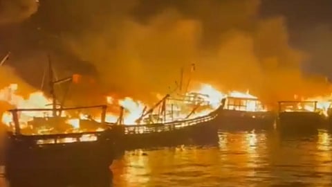Massive Fire Blast At Visakhapatnam