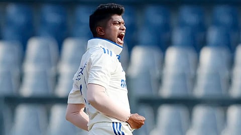 പൂജ വസ്ത്രകാർ മത്സരത്തിനിടെ.