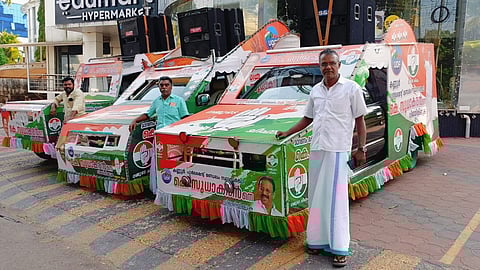 ഇലക്ഷൻ വാഹന പ്രചരണ രംഗത്ത് നെല്ലിക്കുഴിയും സജീവം