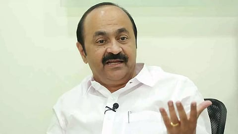 V.D. Satheesan says the protesters did not go to the minister