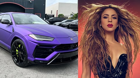 Shakira to gift her purple Lamborghini to fans
