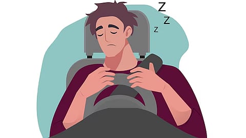 ഉറക്കം വരുമ്പോൾ ഡ്രൈവിങ് അരുത്: പൊലീസ് | Kerala Police caution against sleepy driving