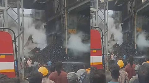 Massive fire breaks out at thermal power plant in Salem; two dead