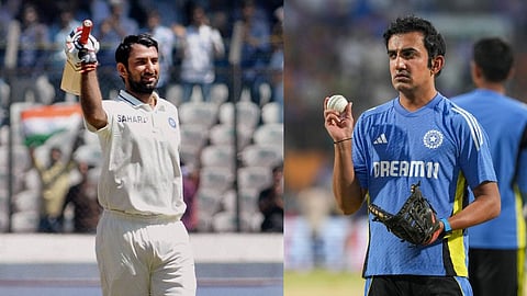 gautham gambhir wants cheteshwar pujara in australian tour