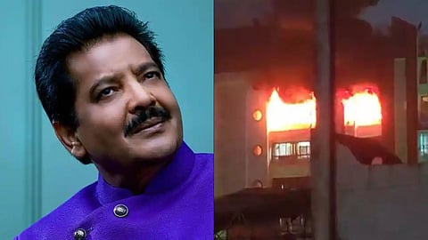 ഉദിത് നാരായണിന്‍റെ വസതിയിൽ തീപിടിത്തം | Fire at Udit Narayan flat