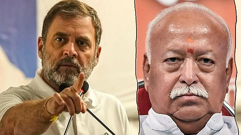 Rahul Gandhi, Mohan Bhagwat