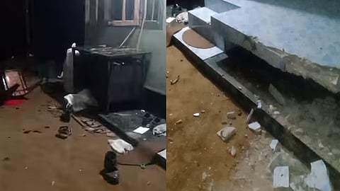 people attacked Chendamangalam triple murder accused house under custody