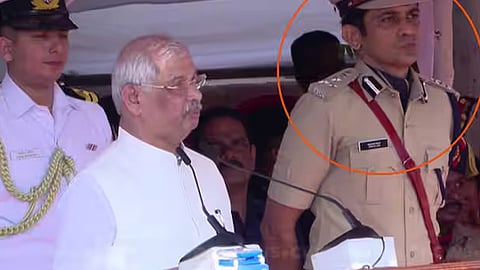 trivandrum city police commissioner fainted during republic day celebration