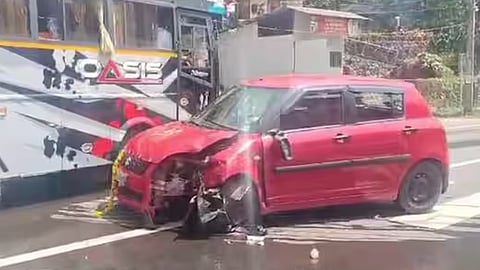 car accident in Sabarimala pilgrims in punalur