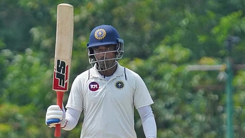 Kerala captain Sachin baby scored an unbeaten half century against Gujarat in Ranji Trophy semi final day 1