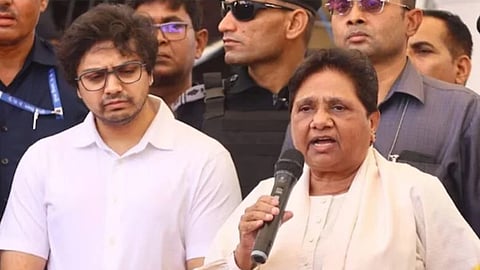 mayawati completely removes akash anand from bsp