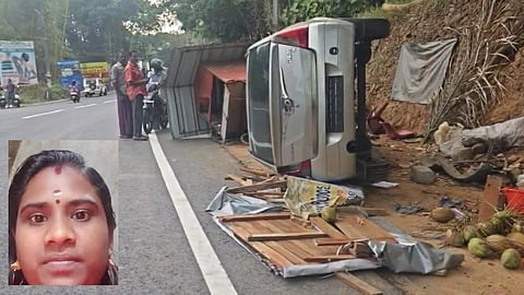 car sped away housewife died at nellimattam