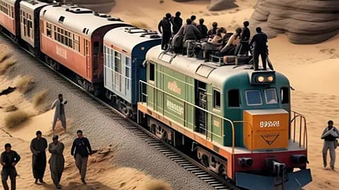 104 people rescued from train hijack by Militants in pakistan