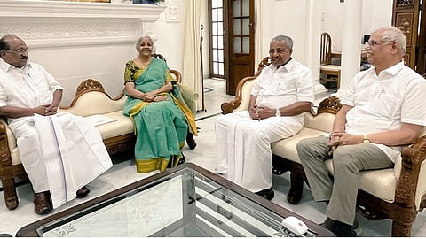 Row over nirmala sitaraman, pinarayi vijayan, governor meeting