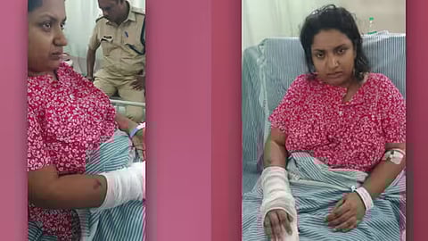Kochi Woman attacked by unknown group at night
