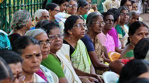 Anganwadi workers strike